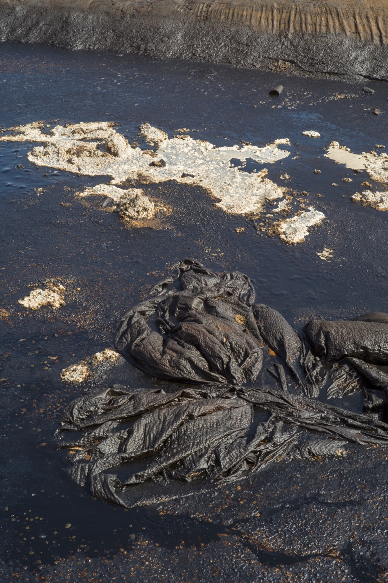 Fracking Pond: Snyder, Texas. , from the series, Beneath the Dirt of Great Men