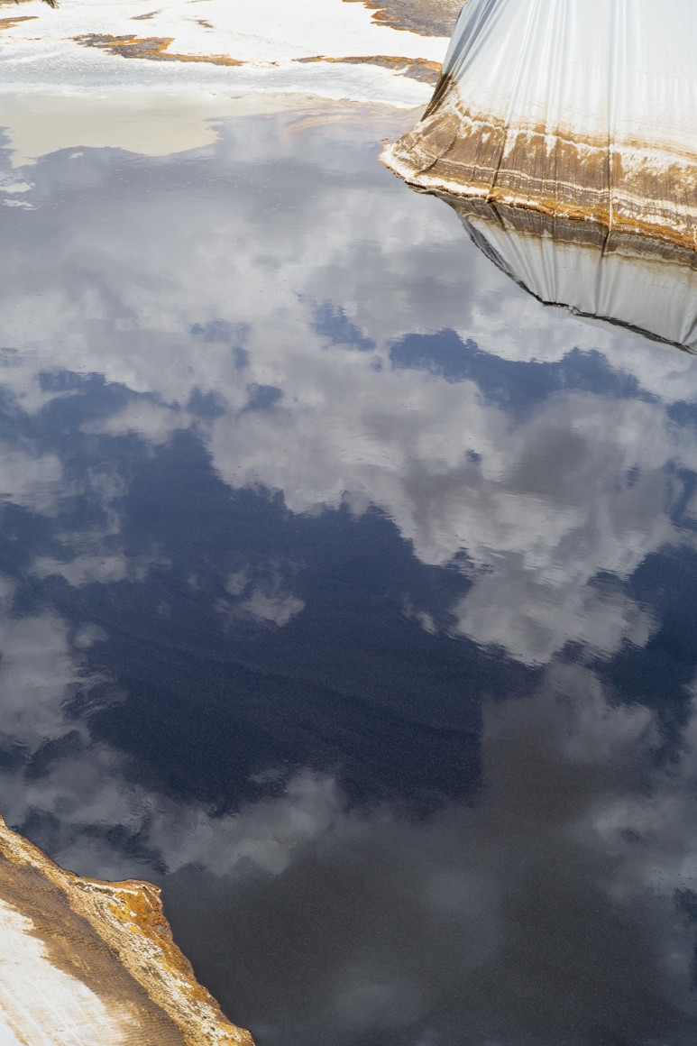 Fracking Pond: Midland, Texas. , from the series, Beneath the Dirt of Great Men