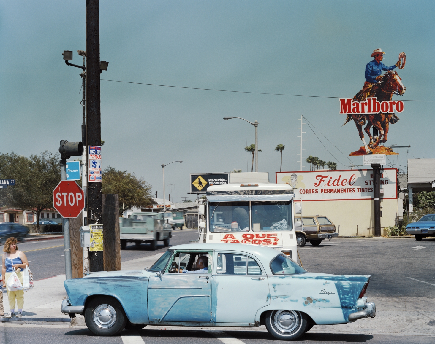 Indiana Street at Brooklyn Avenue, East Los Angels, June 26, 1987