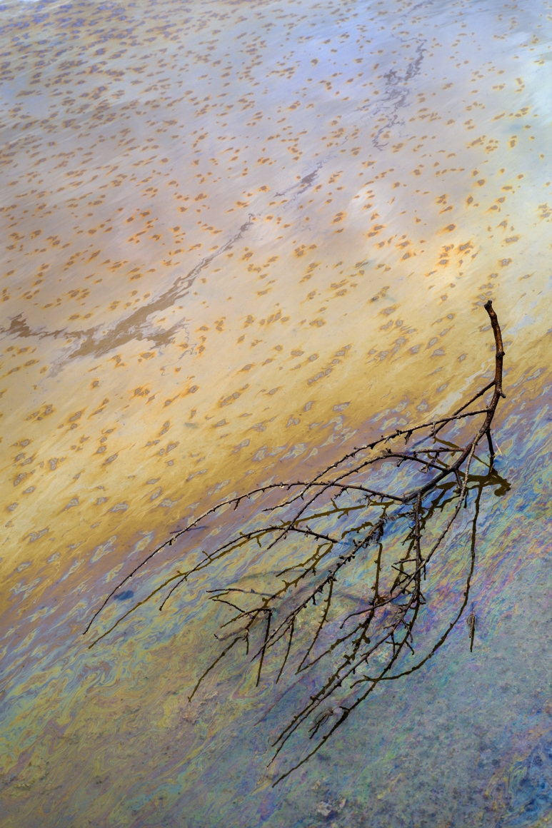 Fracking Pond: Kermit, Texas. , from the series, Beneath the Dirt of Great Men