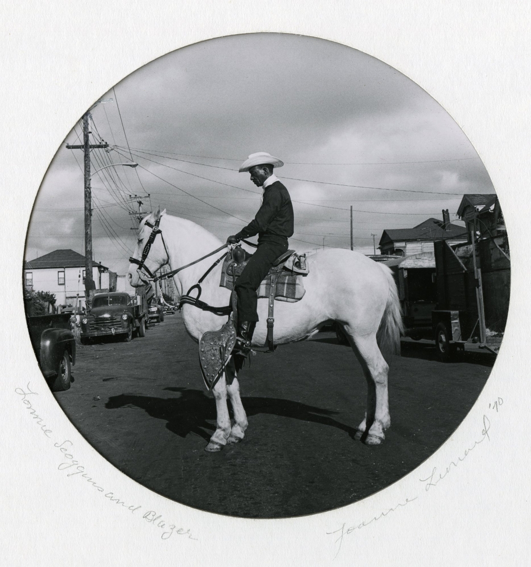 Lonnie Scoggins and Blazer, 1970