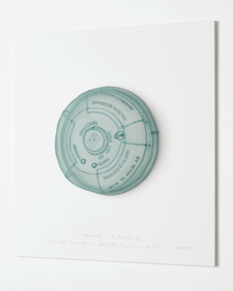 DO HO SUH, Smoke Detectors, London Corridor, New York Home, Studio & Corridor, 2019 (detail)