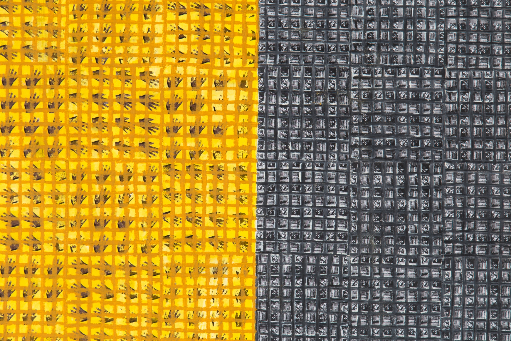 MCARTHUR BINION, hand:work (detail), 2018