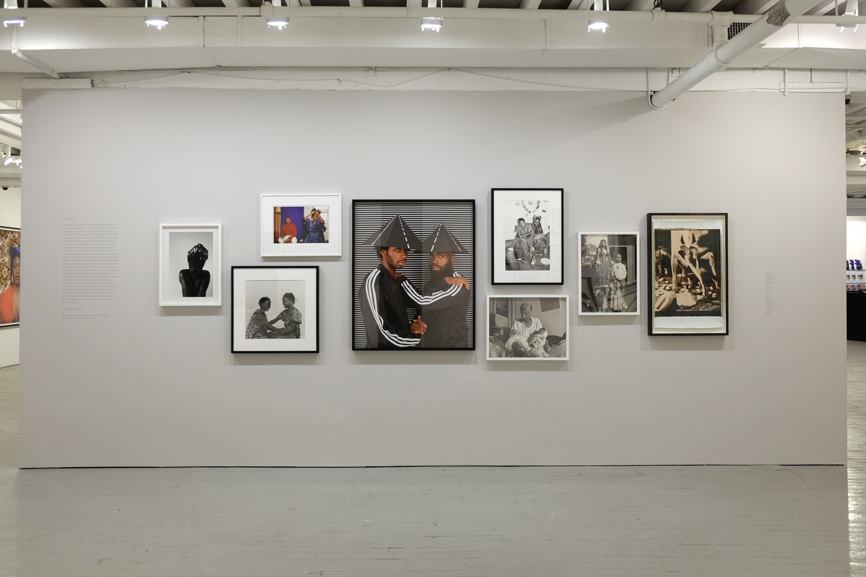 Muse: Mickalene Thomas Photographs and tête-à-tête, Installation view, Aperture Foundation, NY, NY