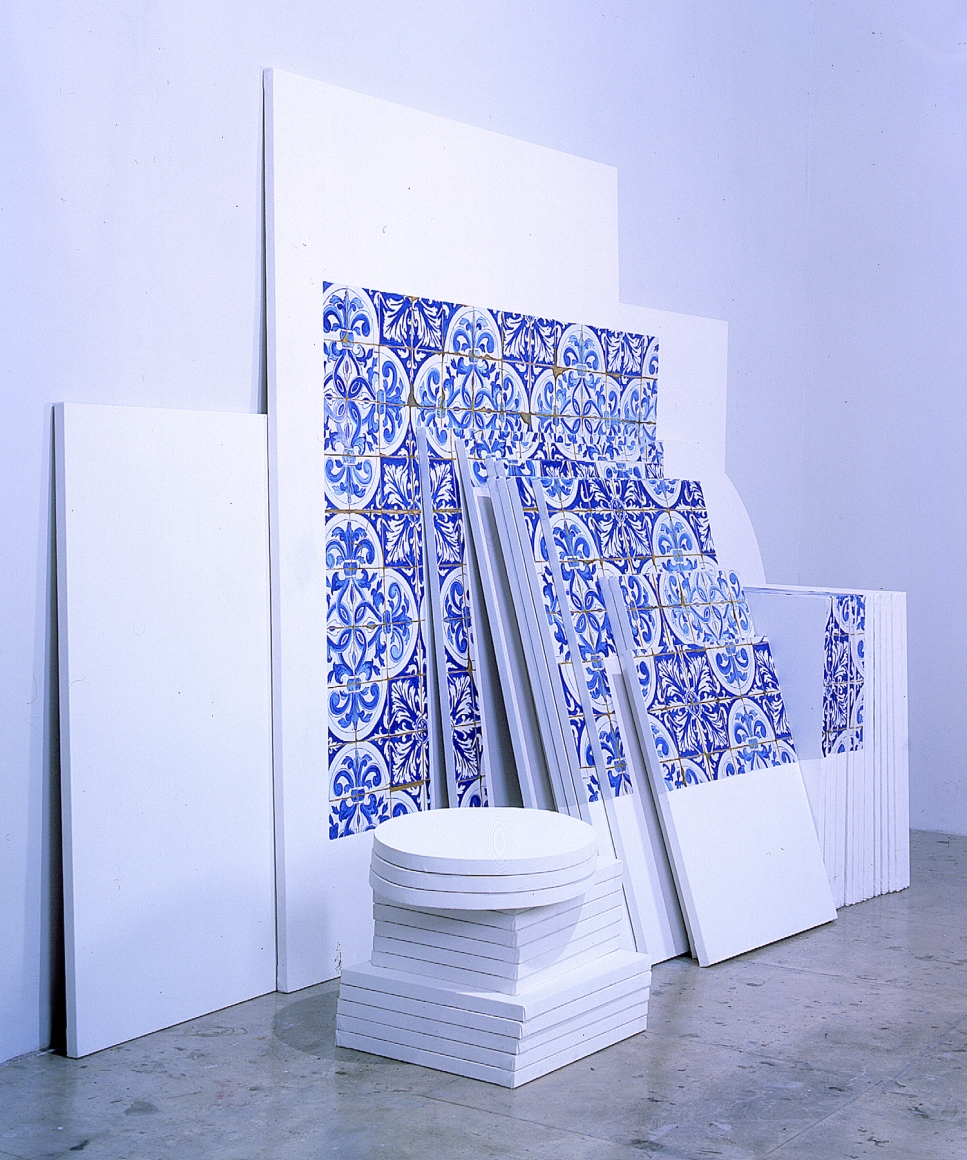ADRIANA VAREJÃO, Azulejaria 'de Tapete' sobre Telas (Carpet-Style Tilework on Canvases), 1999