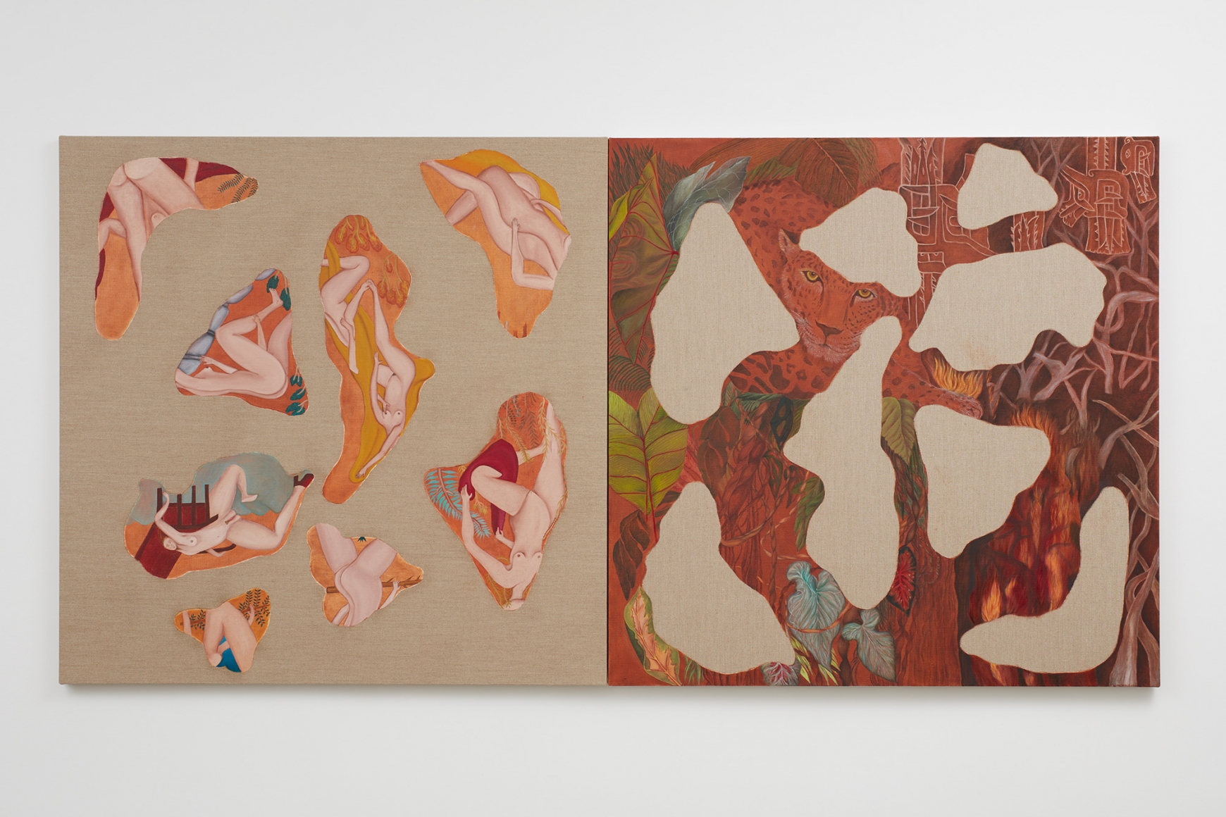 CECILIA VICUÑA, Nubes/Disappearing Jaguar, 2018, after the original 1972 work