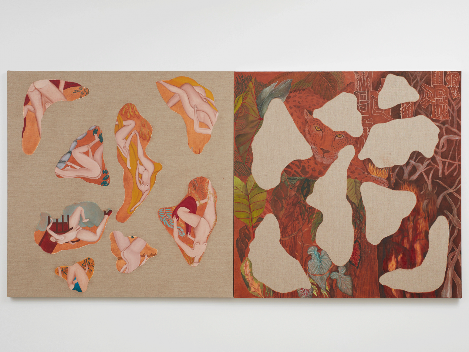 CECILIA VICUÑA, Nubes/Disappearing Jaguar, 2018, after the lost original 1972 work