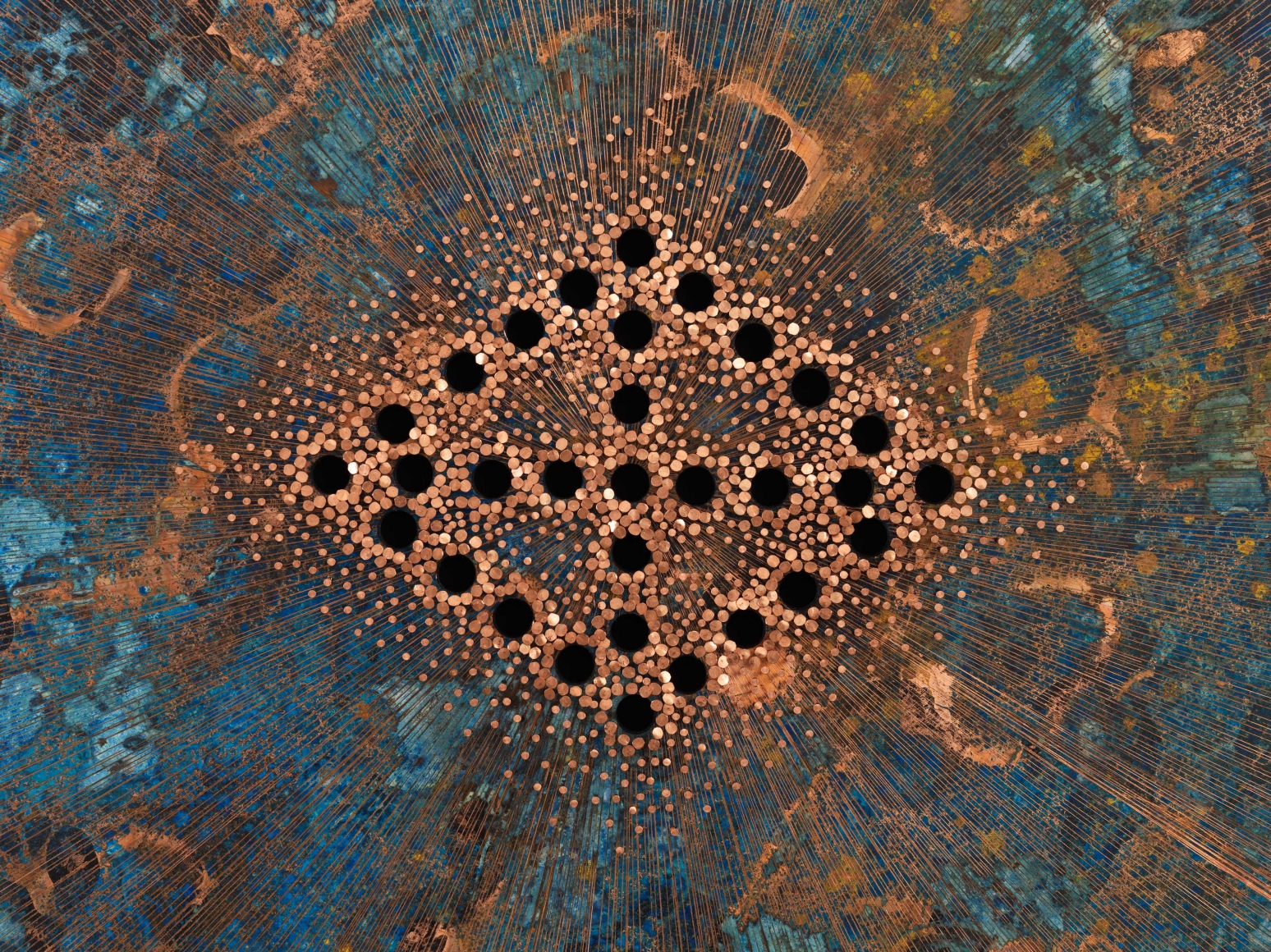 NARI WARD, Correctional Circle 1280 (detail), 2018
