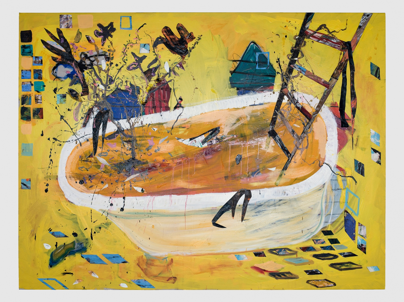 ANGEL OTERO, Painter’s Bath, 2020