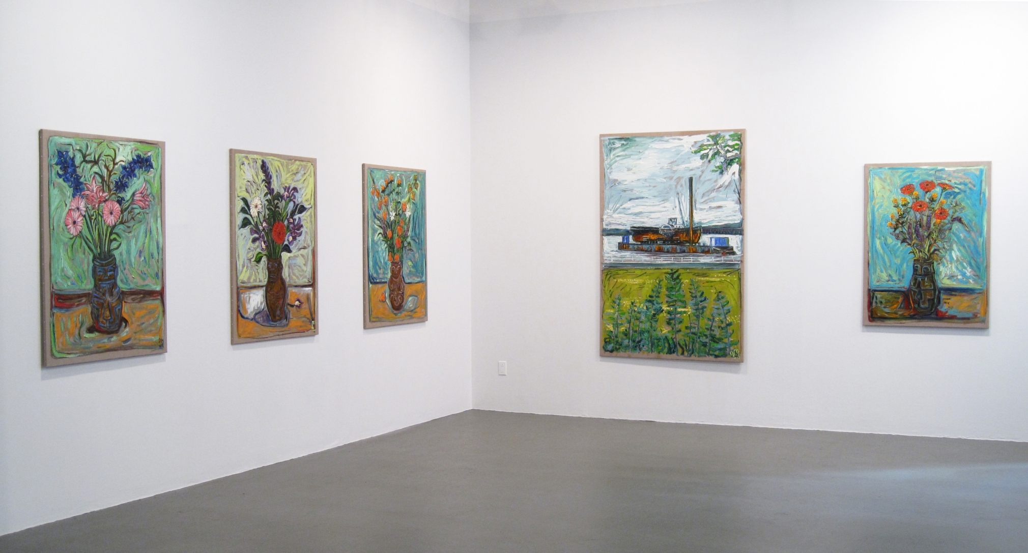 Billy Childish Installation view
