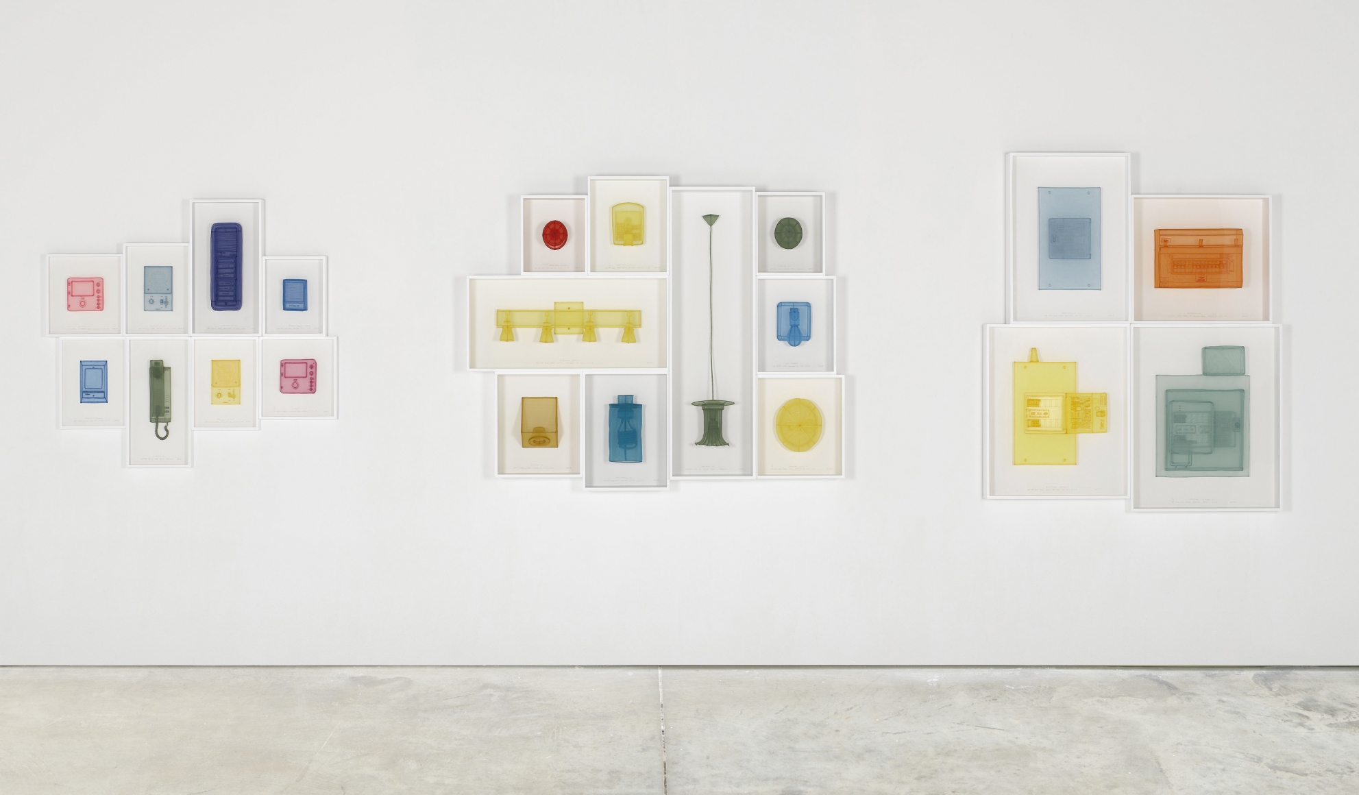 DO HO SUH, Intercoms, London Home & Studio, New York Home, Studio & Corridor, Berlin Home, and Providence Home; Lighting Fixtures, New York Studio & Corridors, Seoul Home, Berlin Home, Providence Home; Fuse Boxes, London Studio, New York Home, Studio & Corridor, 2019