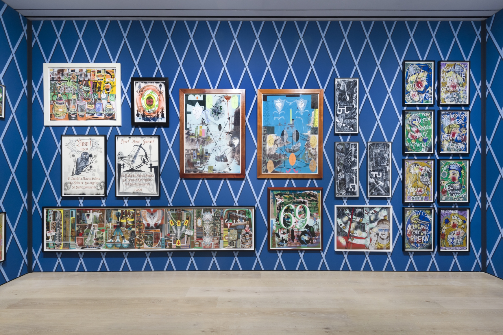 Lari Pittman: Declaration of Independence Installation View 23.