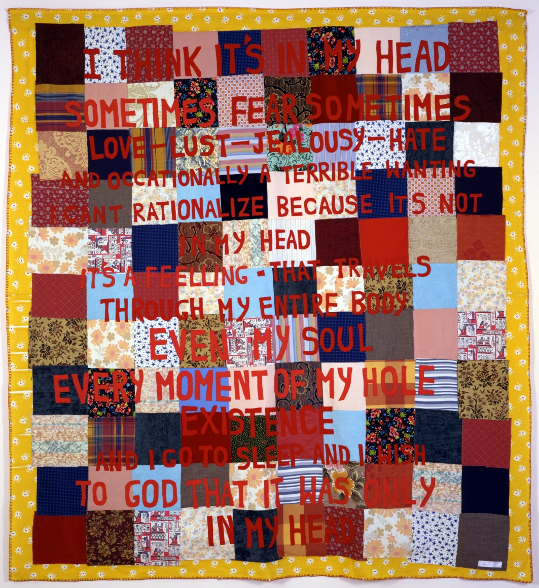 TRACEY EMIN, I Think it's in My Head, 2002