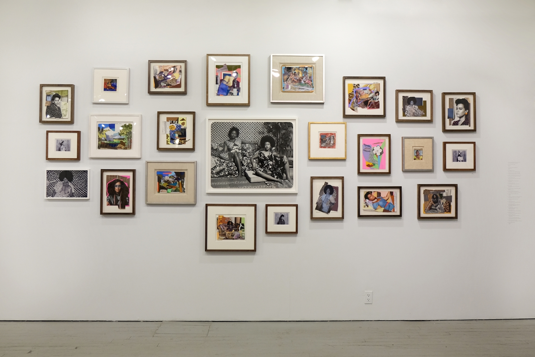 Muse: Mickalene Thomas Photographs and tête-à-tête, Installation view, Aperture Foundation, NY, NY