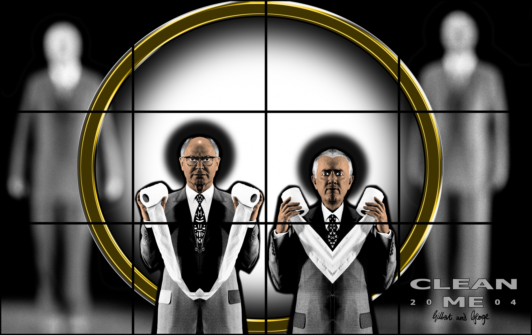 GILBERT & GEORGE, Clean Me, 2004