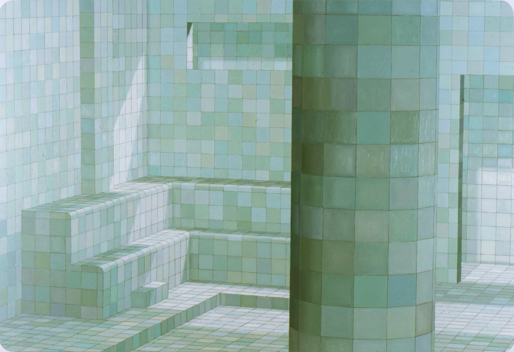 ADRIANA VAREJÃO, Green Sauna, 2003