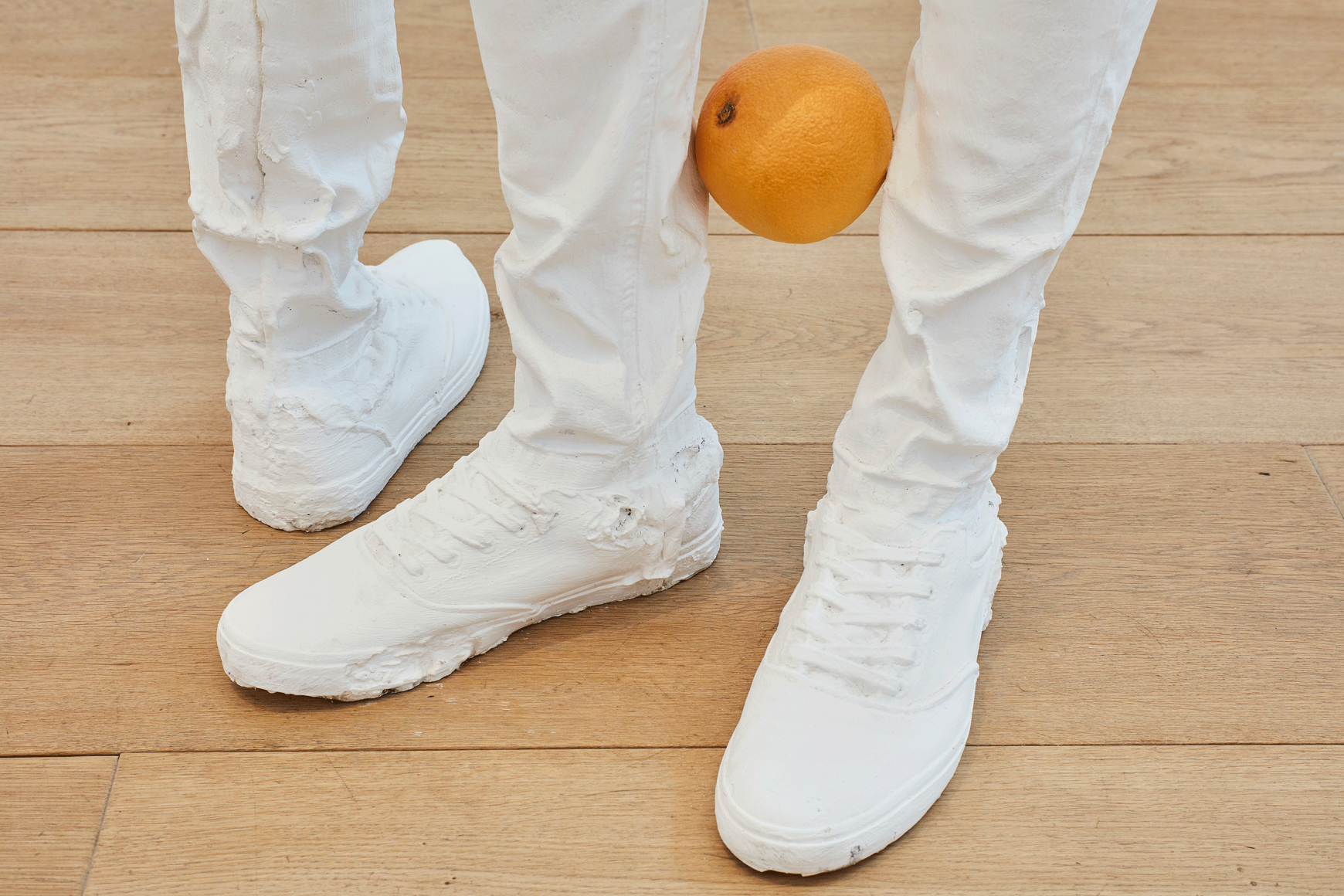 ERWIN WURM, Untitled (with fruits) (One Minute Forever), 2019 (detail)