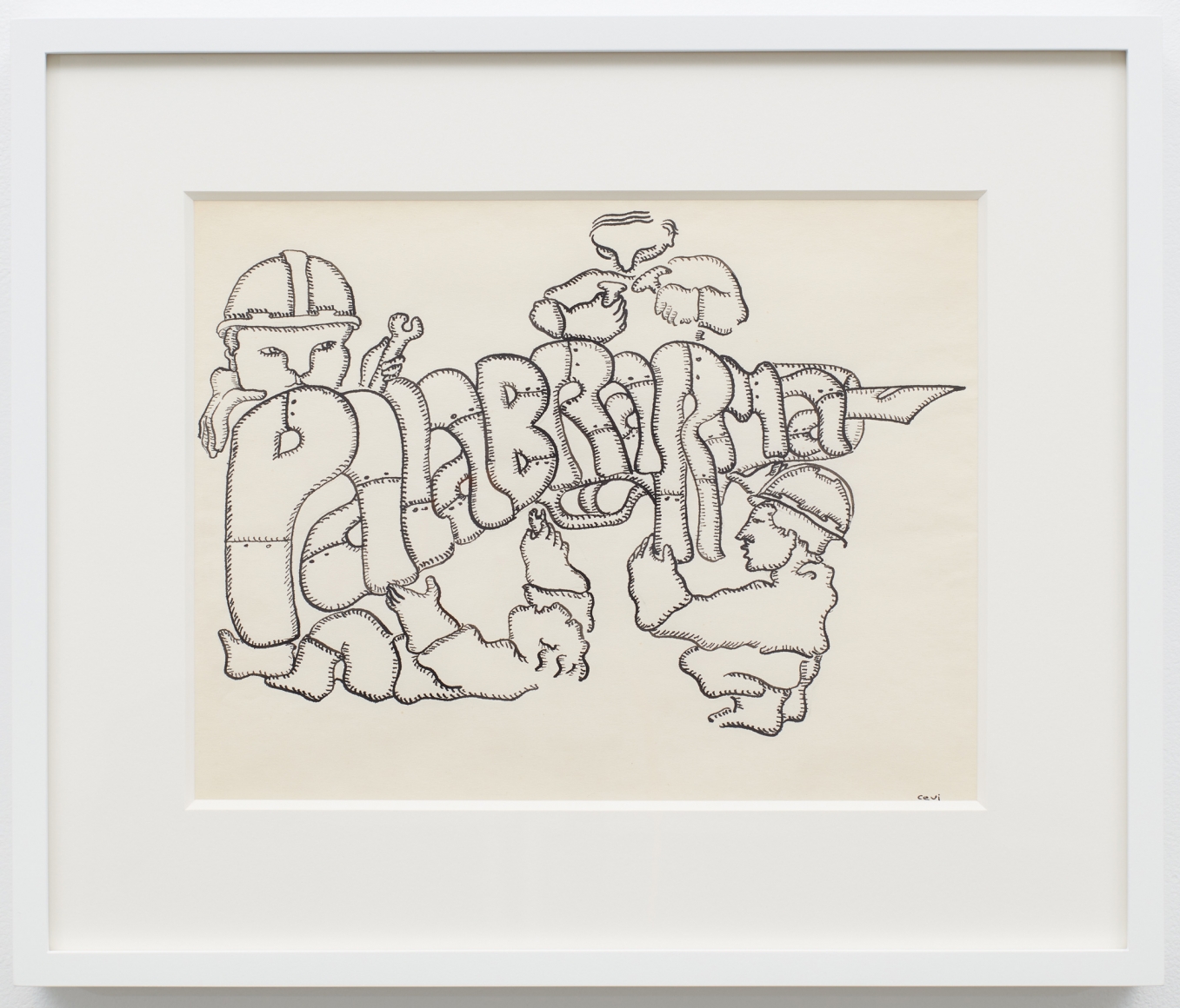 CECILIA VICUÑA, Palabrarma (obreros palabreando), 1977-1978