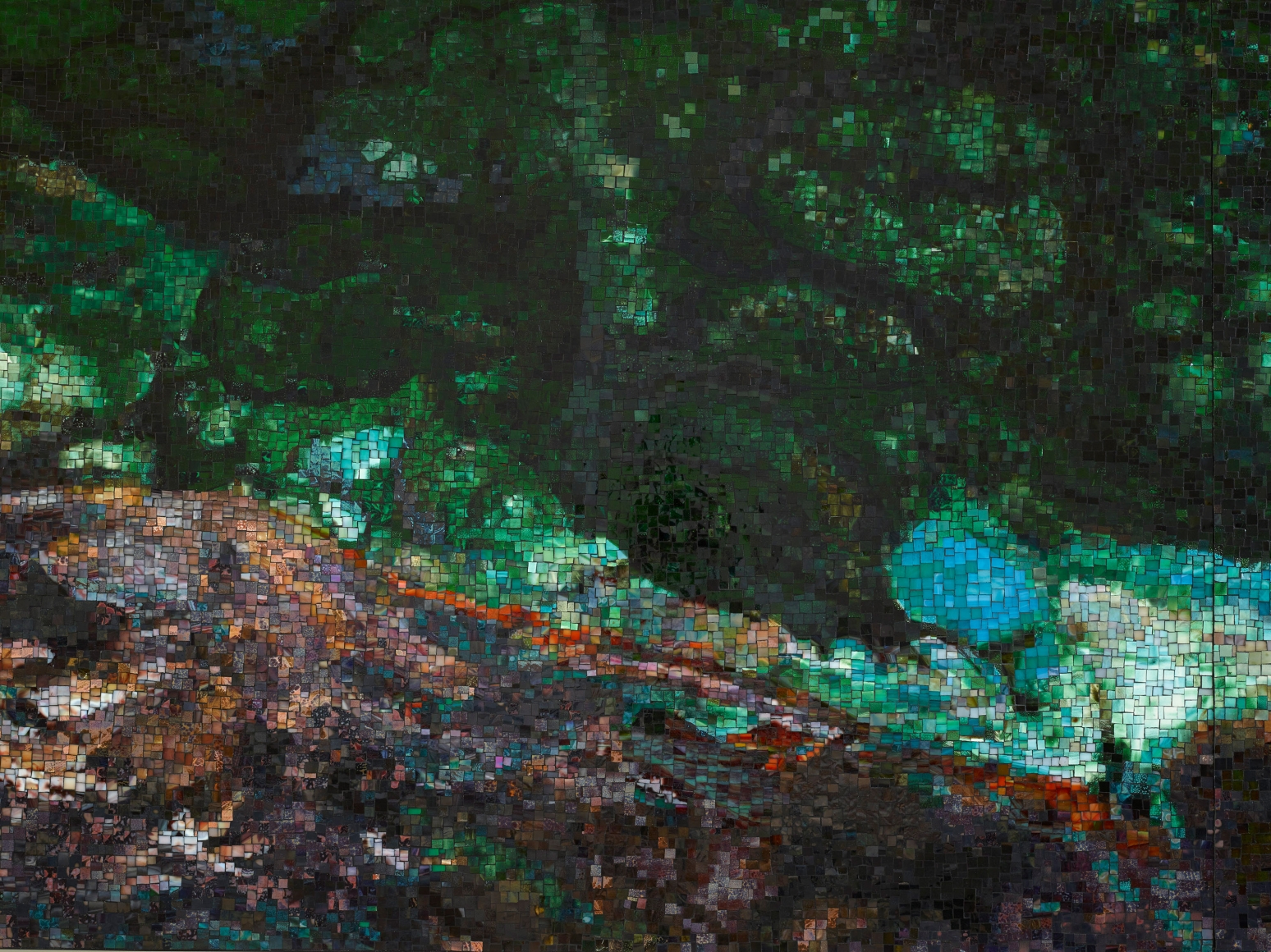 TERESITA FERNÁNDEZ, Viñales (Aerial), 2015 (detail)