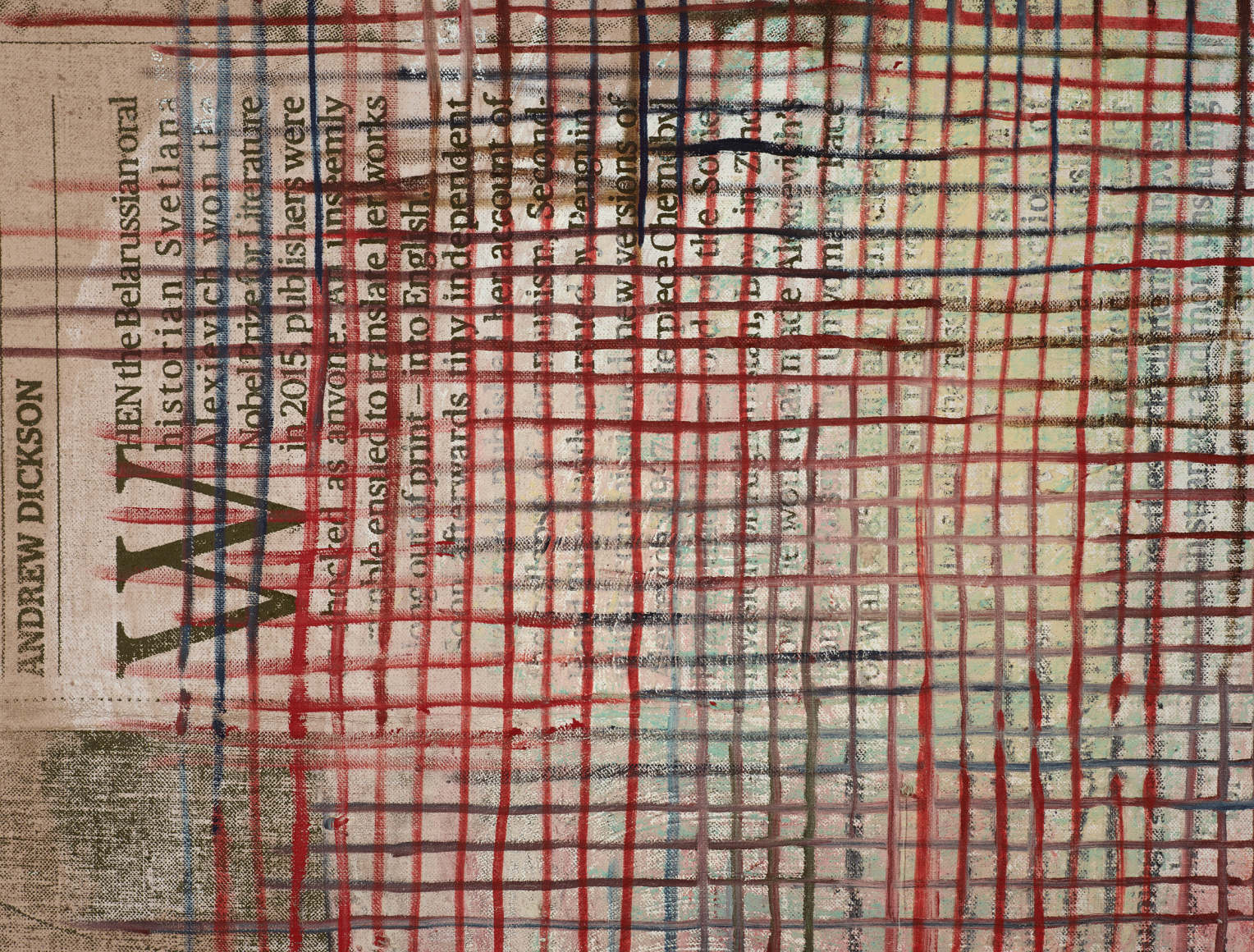 MANDY EL-SAYEGH, Net-Grid (new wave), 2019 (detail)