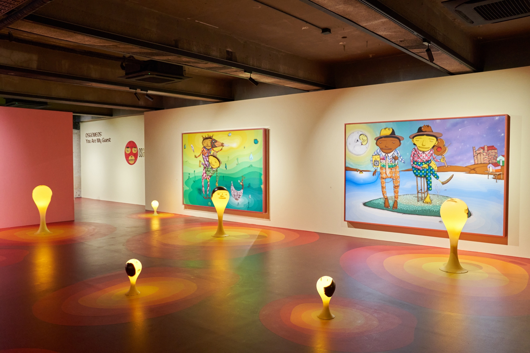 OSGEMEOS: You Are My Guest, Installation view