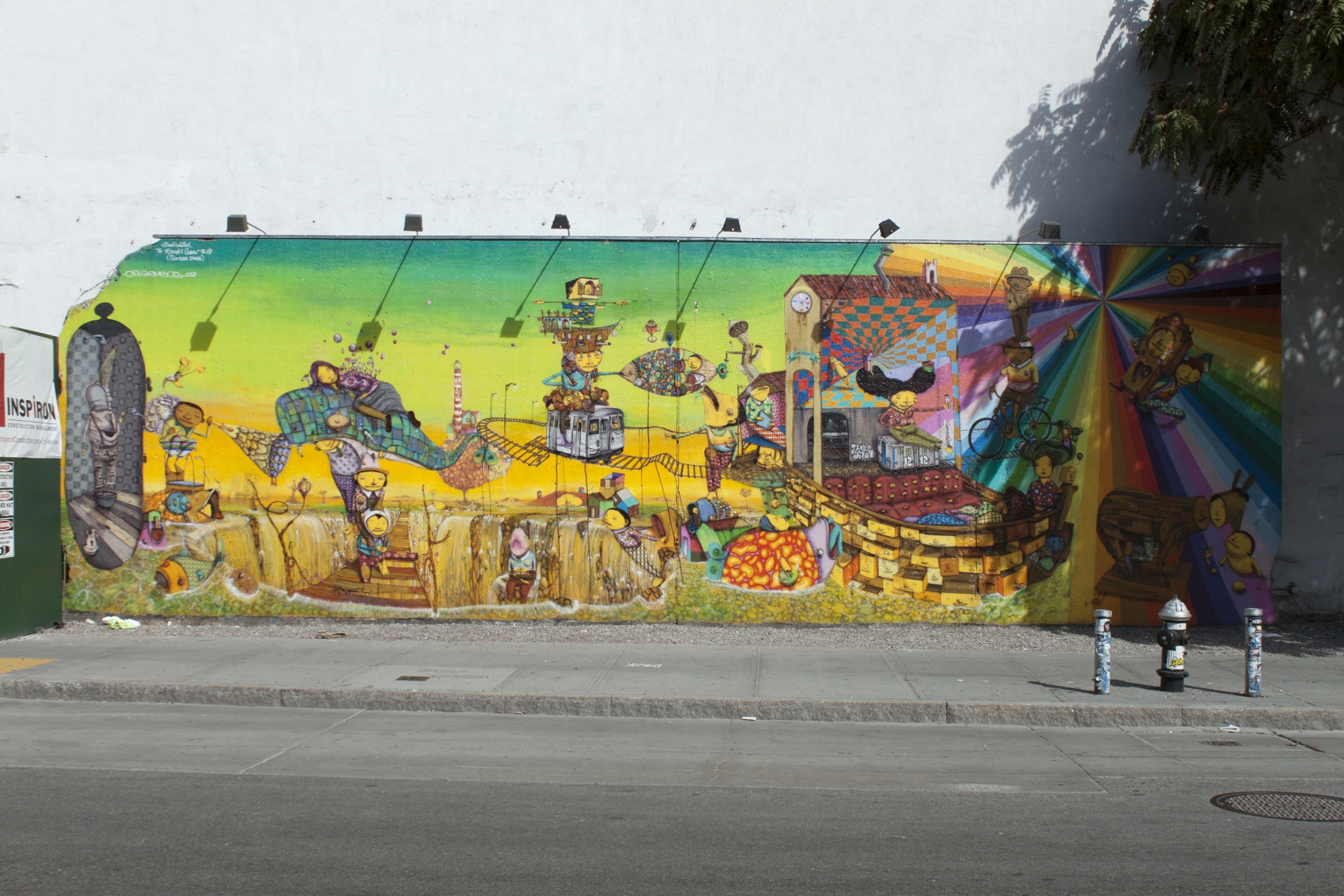 奥æ¯åç¾å¥¥æ¯ Houston Street and Bowery Mural, 2009