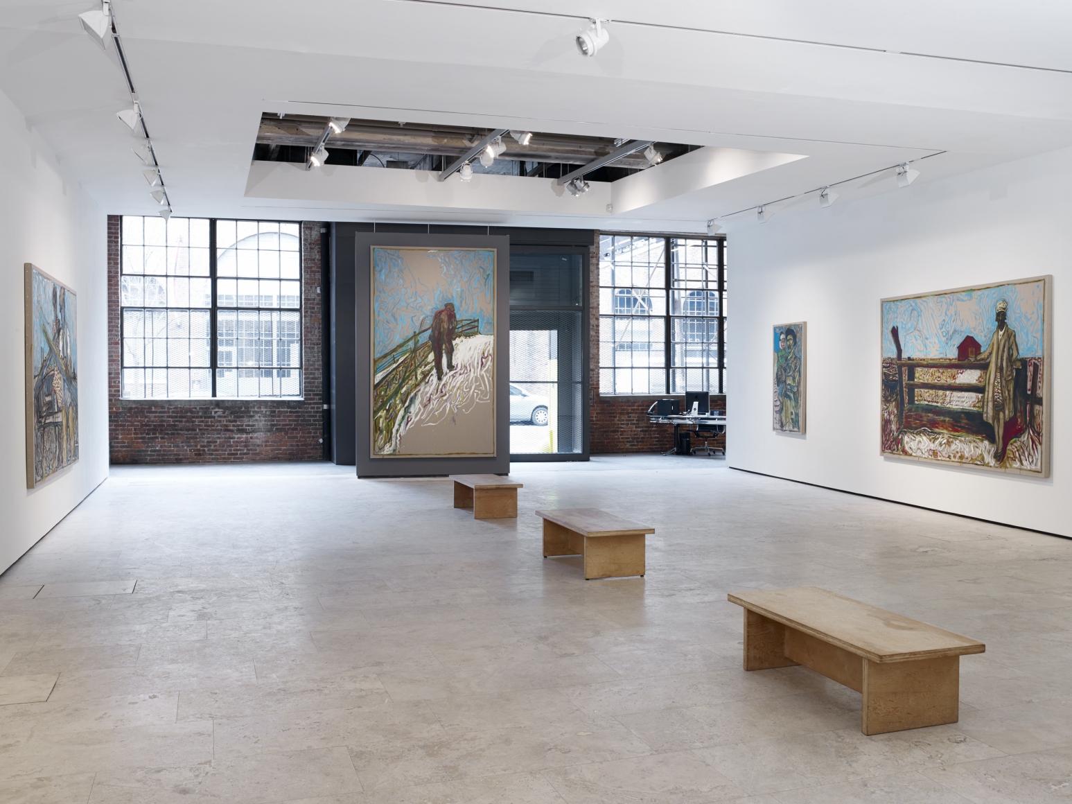 Billy Childish Installation view