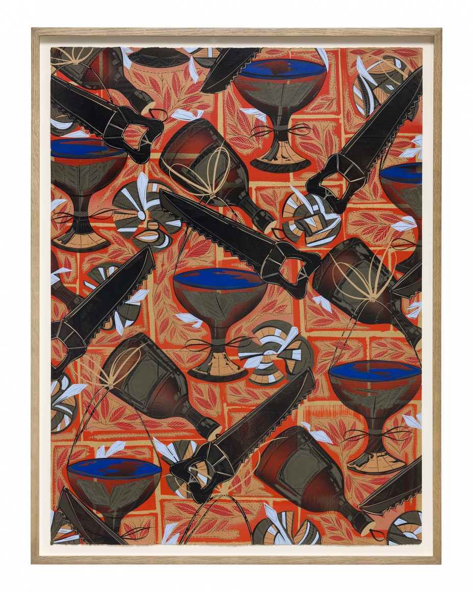 LARI PITTMAN, Found Buried: Textile for an Embassy, 2020