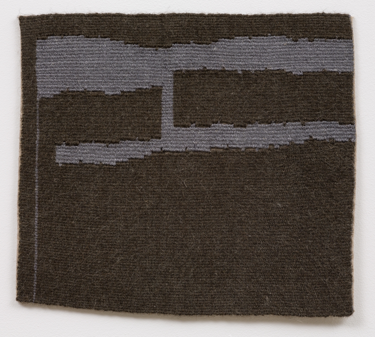 Helen Mirra Dark blackish green, light grayish blue (dsh)