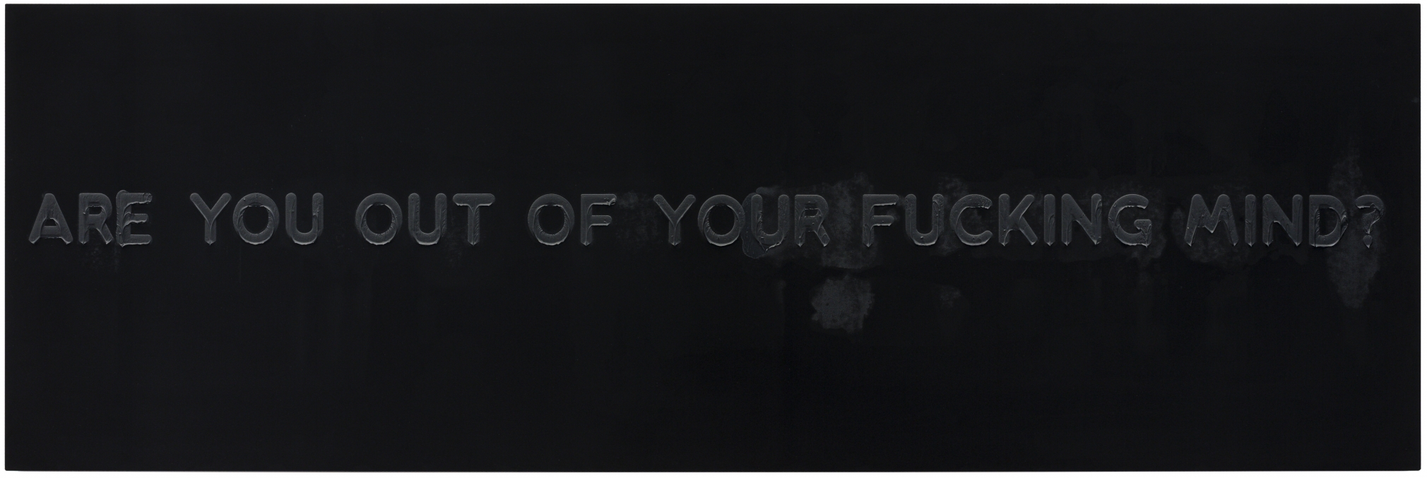 Mel Bochner Are You Out Of Your Fucking Mind?