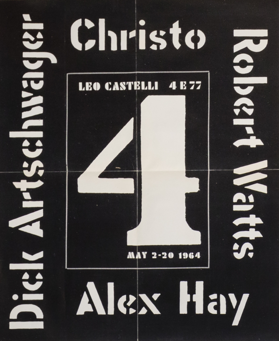 4: Dick Artschwager, Christo, Alex Hay, Robert Watts, 2 May – 3 June 1964