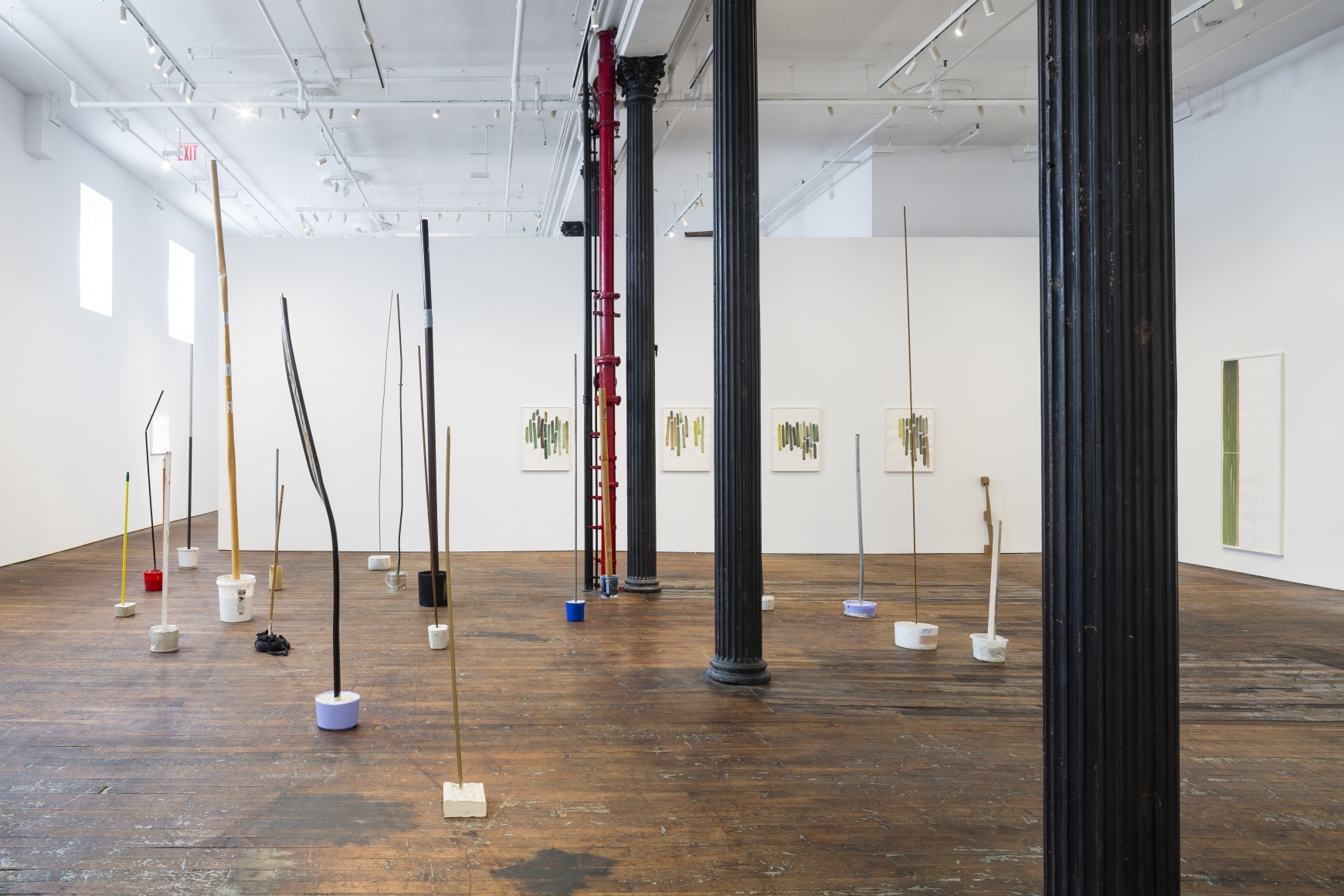 Silvia Bächli / Eric Hattan: between windows – installation view 15