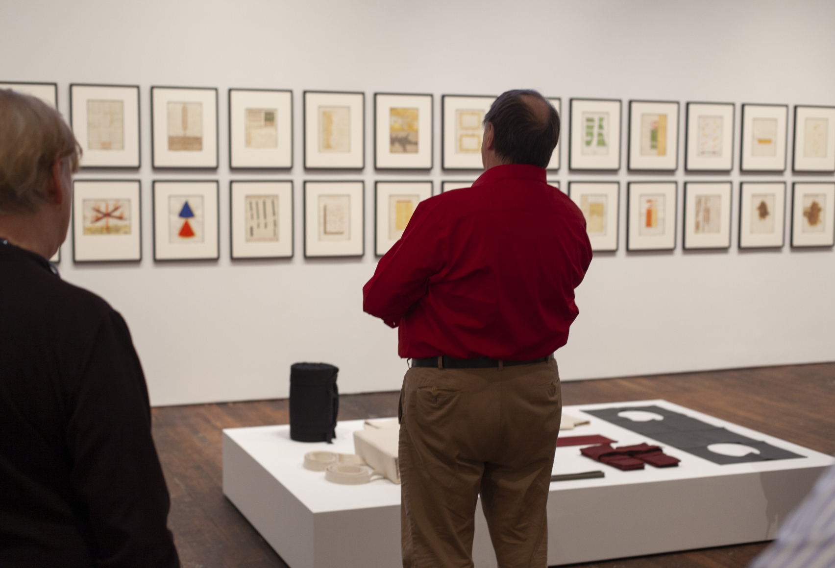 Migration of Forms 1956-2006 - installation view with artist present 