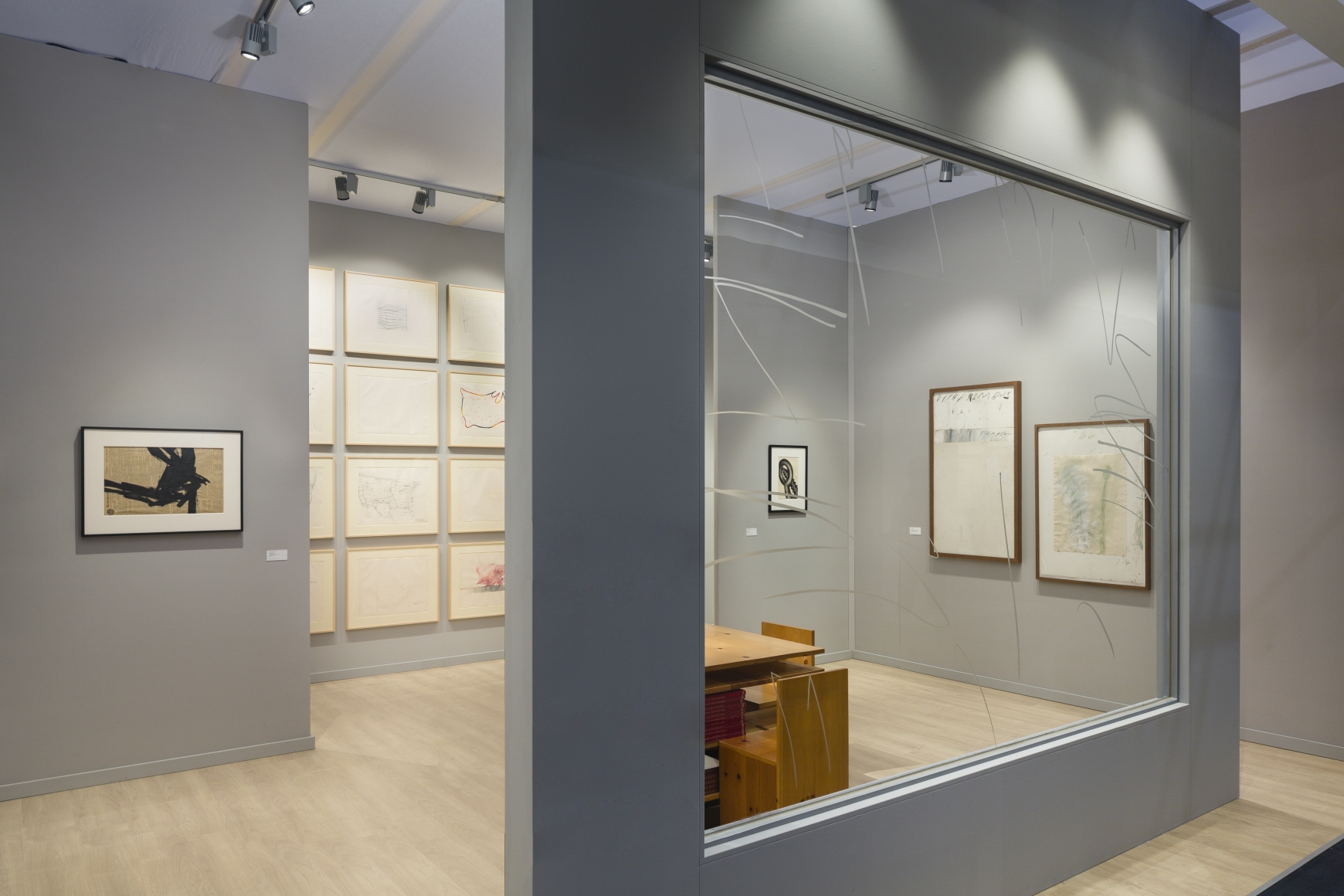 Master Drawings: Alexander Calder, Michael Heizer, Jasper Johns, Franz Kline, Lee Lozano, Agnes Martin, Robert Rauschenberg, Gerhard Richter, Cy Twombly