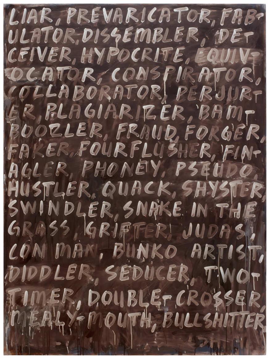 Liar 2007 oil on canvas