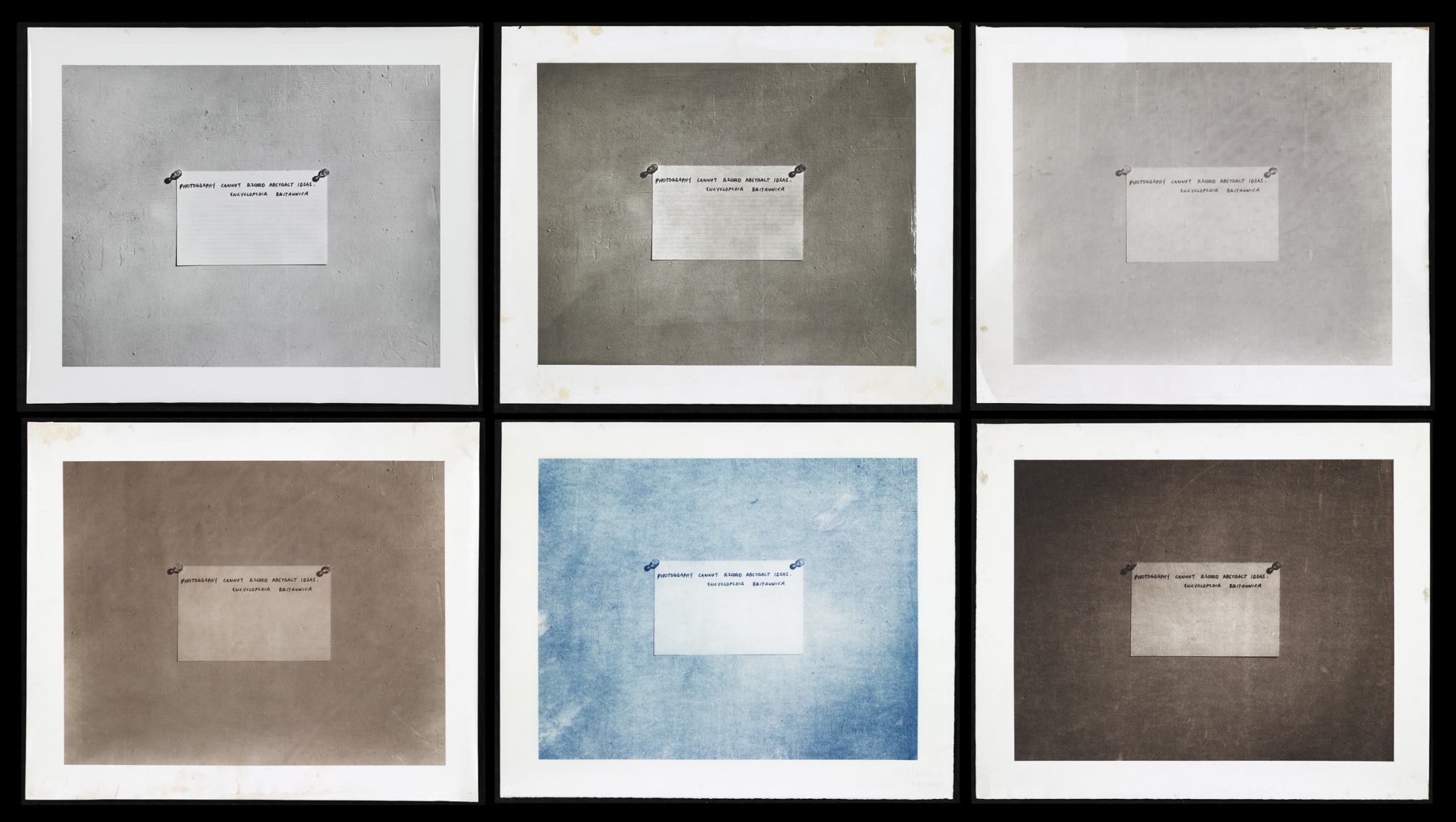Photography Before the Age of Mechanical Reproduction