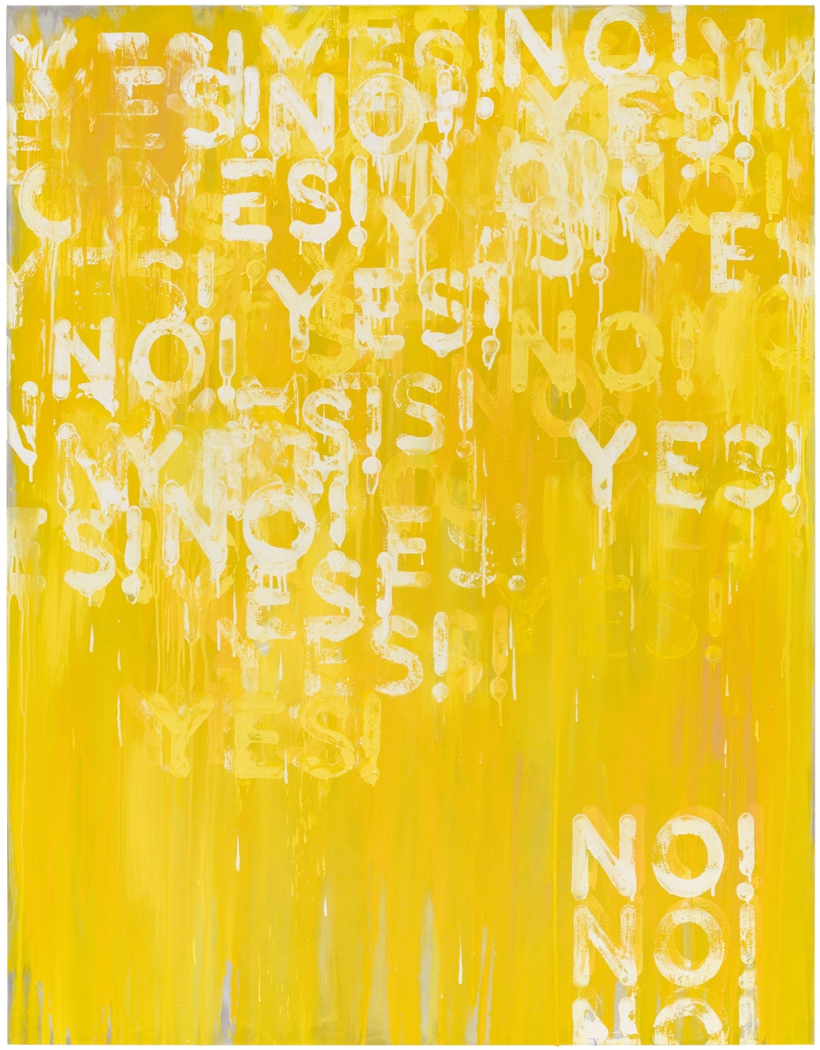 Mel Bochner Yes! No!