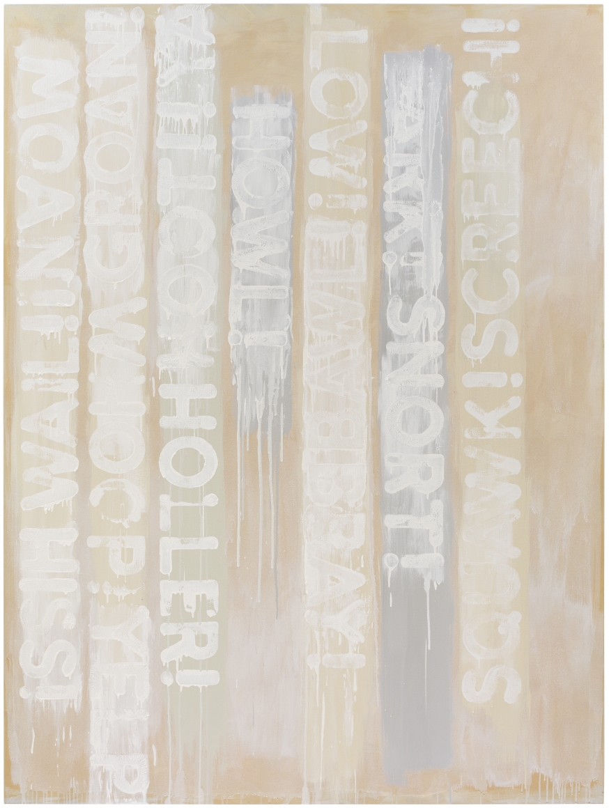 Mel Bochner White Noise