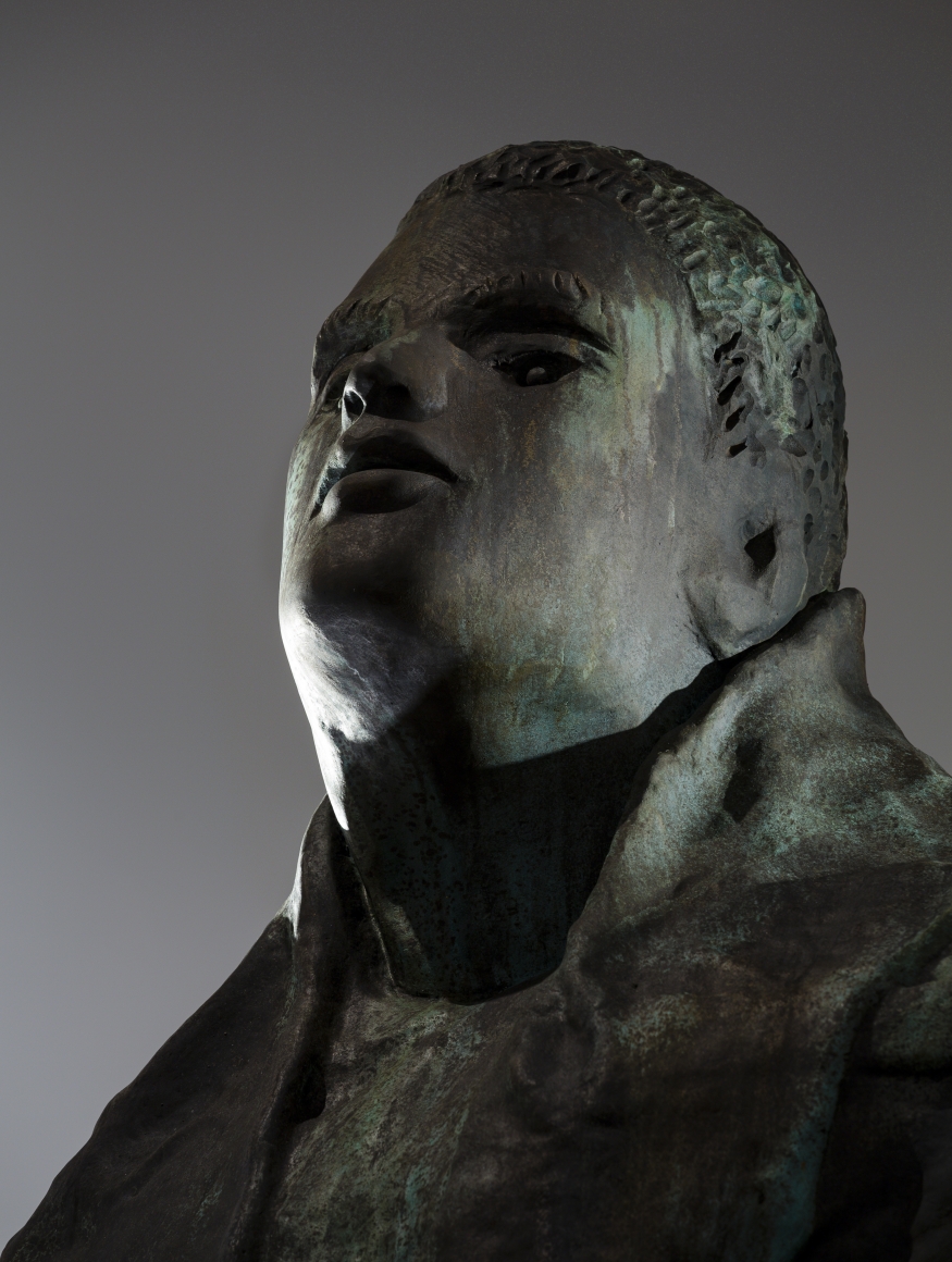 Thomas Schütte, Mann im Wind II (detail)
