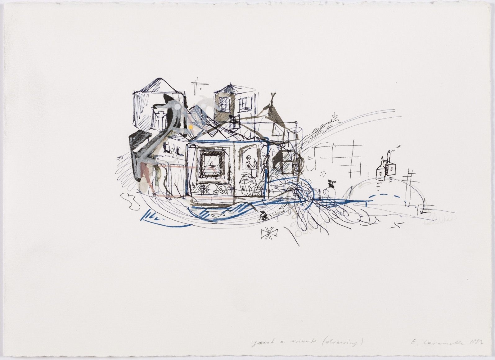 just a minute (drawing), 1982