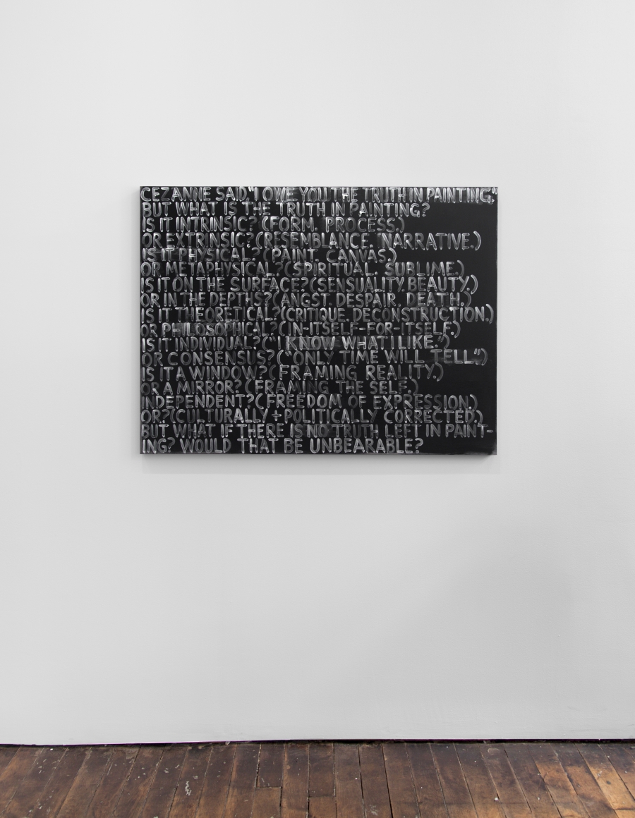 Mel Bochner Cezanne Said