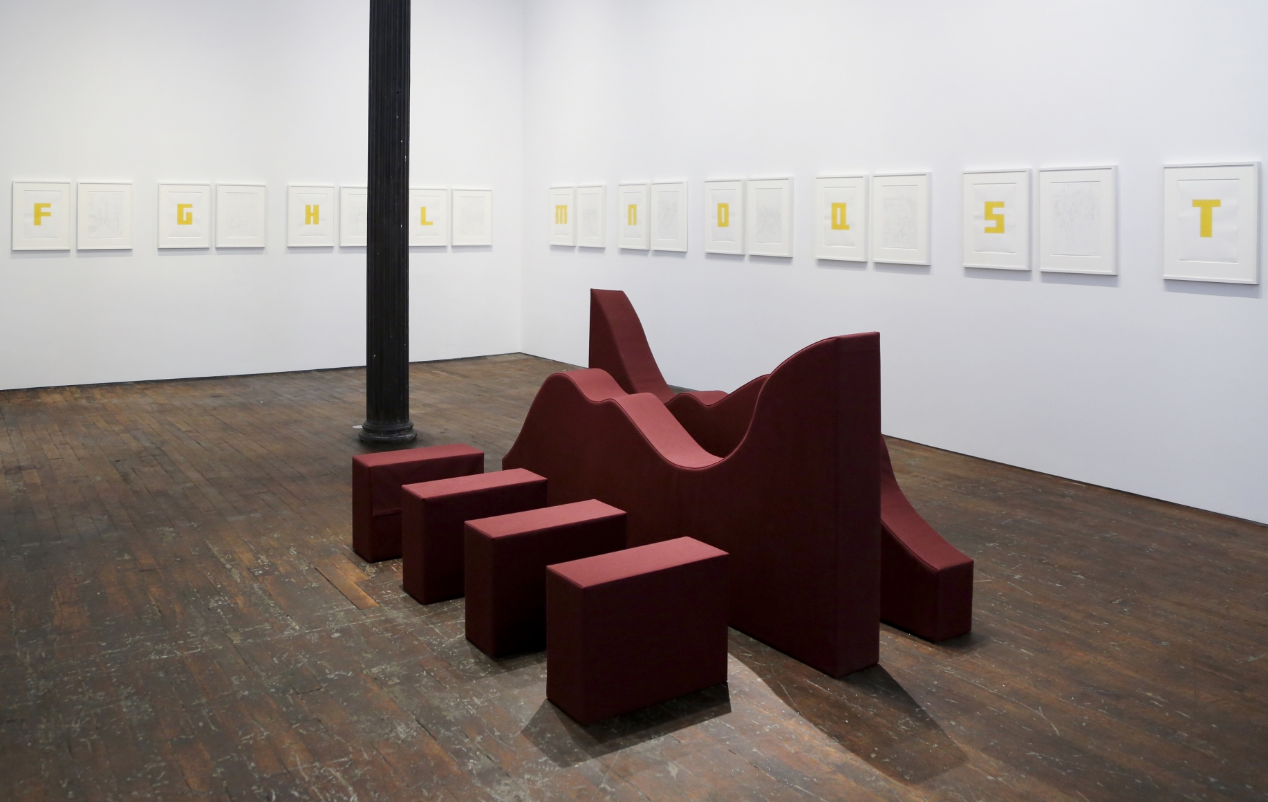 Franz Erhard Walther – installation view 1