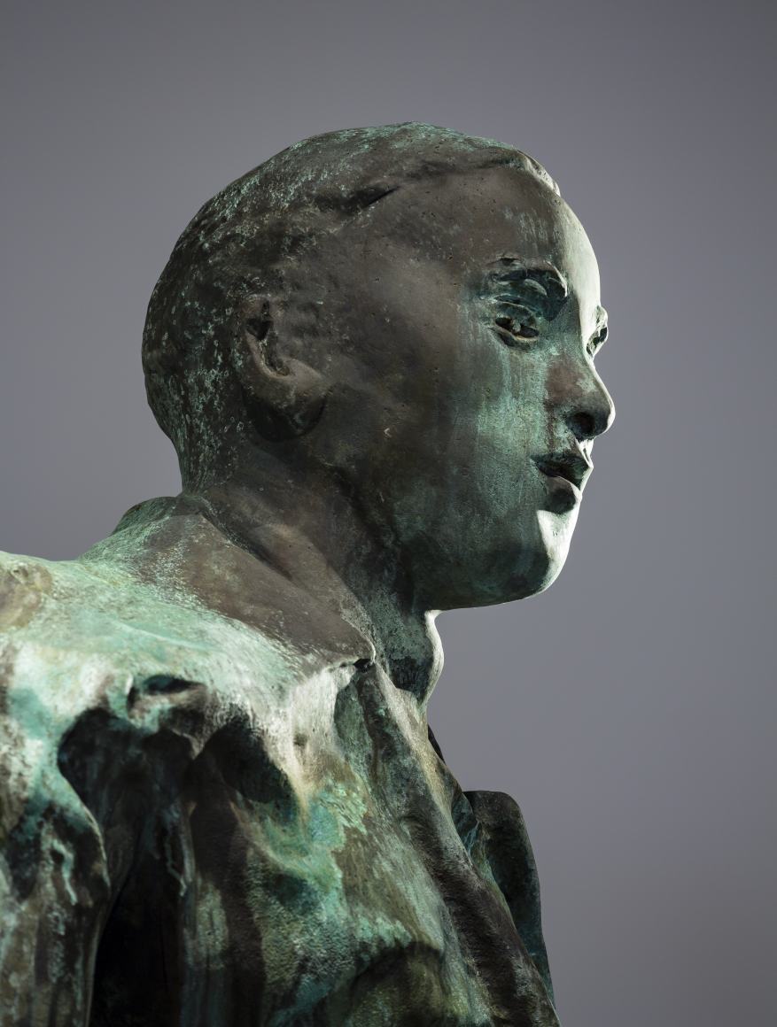 Thomas Schütte, Mann im Wind III (detail)