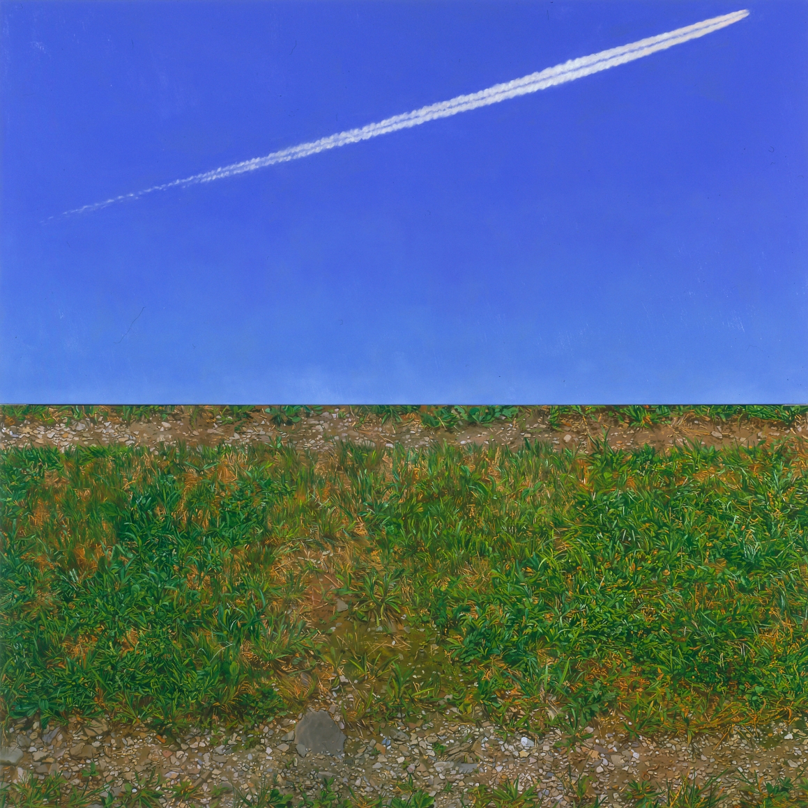 Tracks 2003 oil on canvas, diptych