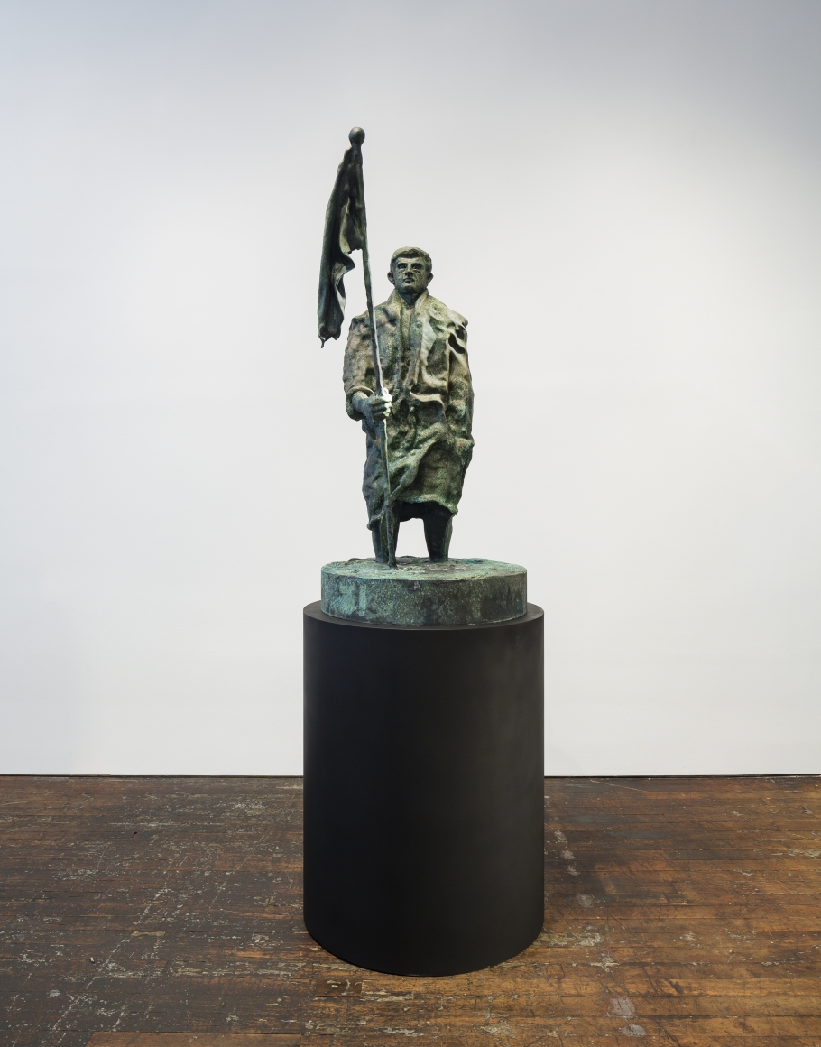 Thomas Schütte, Mann mit Fahne