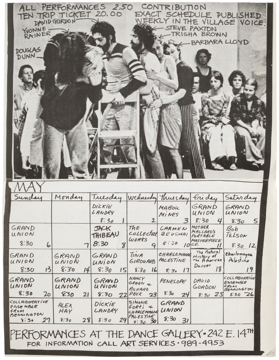 The Grand Union and Friends and Associates Calendar of Events April / May 1973