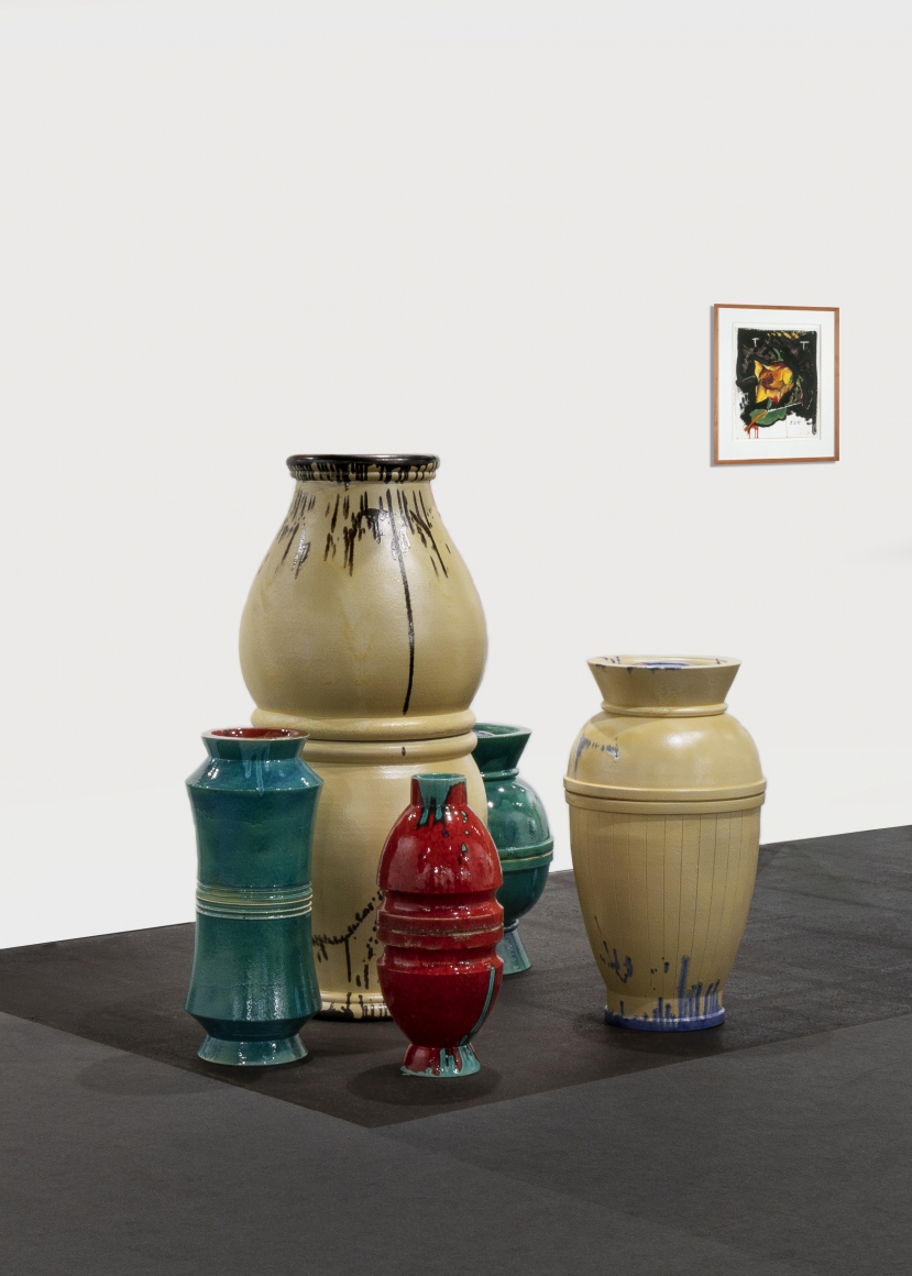 Thomas Schütte "Ohne Titel" and "8.12.97"