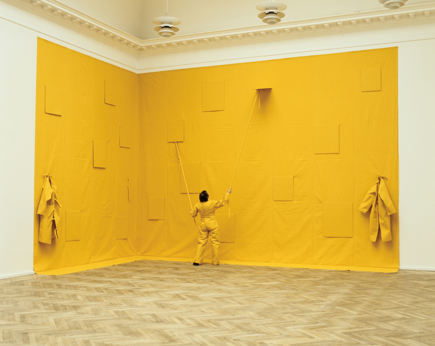 Wallformation Gelbmodellierung 1980/1981
