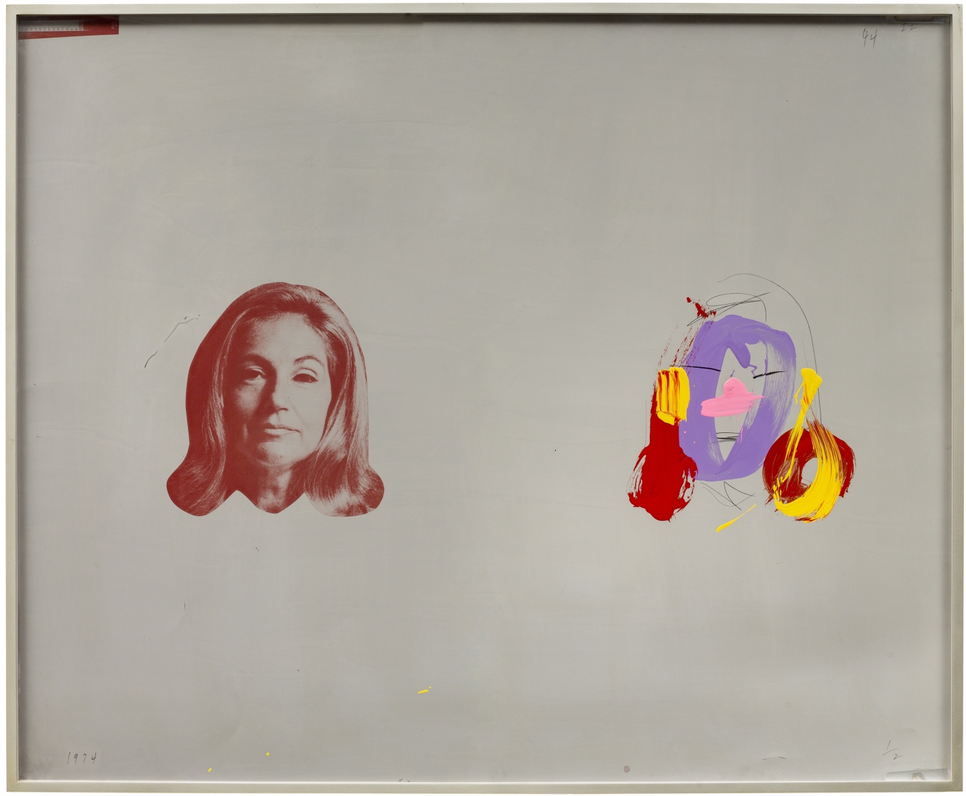 Michael Heizer Portraits of Bob and Ethel Scull