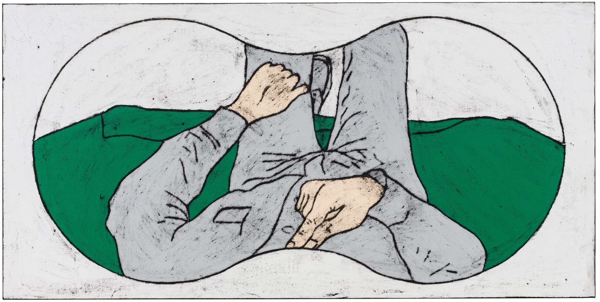 Untitled (Colored Point of View Self I), 2016